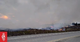 Evacuations as large fire spreads near Lake Pukaki