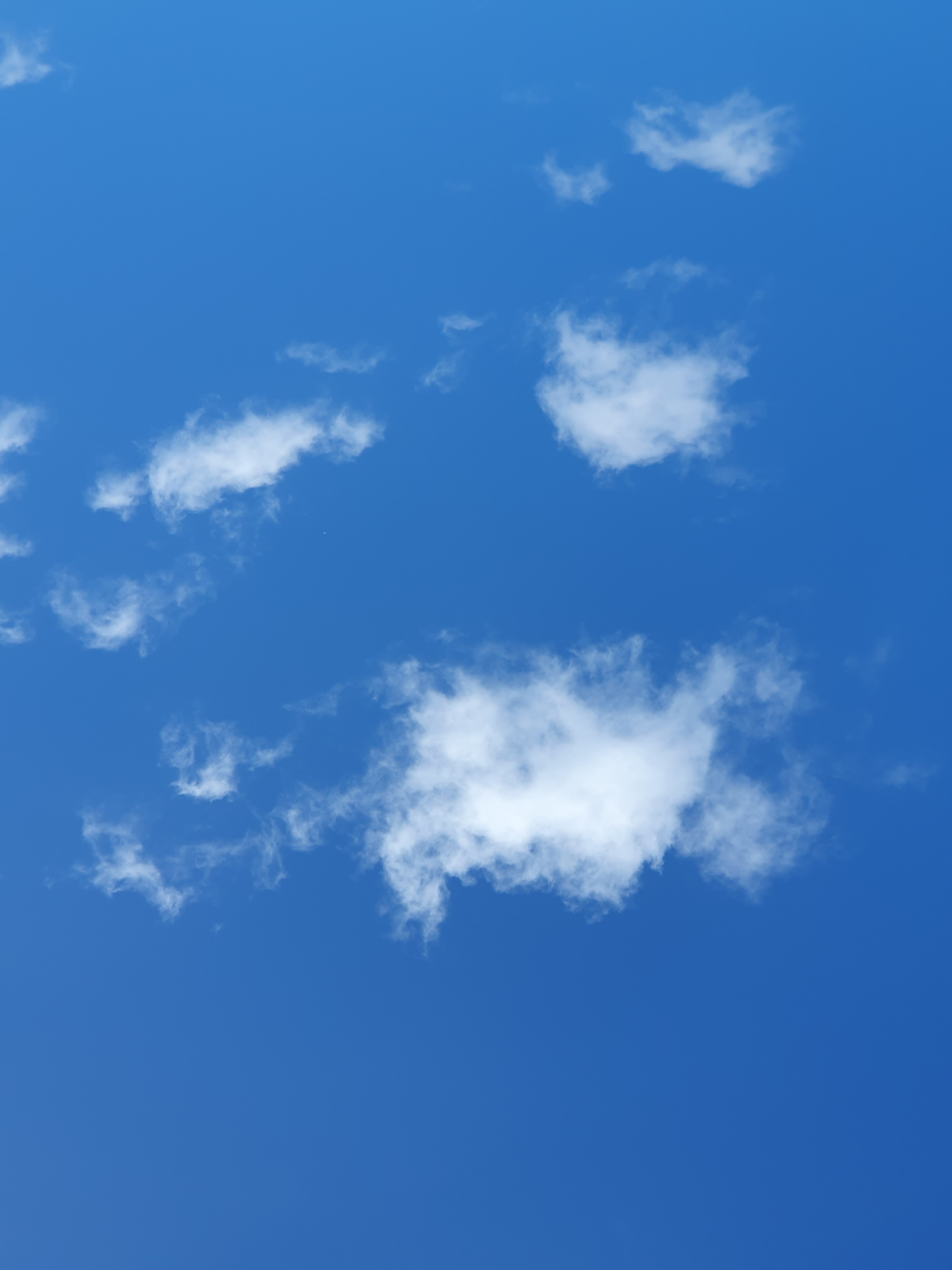 photo of face shape in cloud